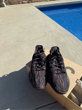 Men’s adidas Yeezy Boost 350 V2 Black and Brown Sneakers